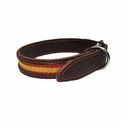 Collar Piel Bandera España