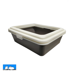 Arenero gato con marco