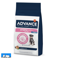 Pienso perros de la marca advance atopic mini con trucha