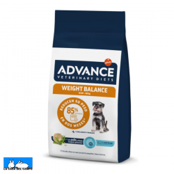 Saco de pienso weight balance para perros pequeños de la marca advance