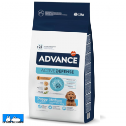 saco de pienso para perros de advance puppy medium