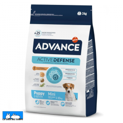 Saco de pienso advance dog puppy mini