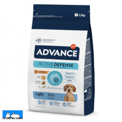 Pienso para perros pequeños de la marca Advance light