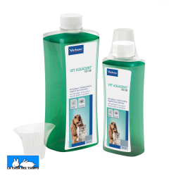 Limpiador bucal para perros y gatos vet aquadent que se diluye en agua