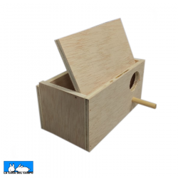 Nido de Madera para Periquitos