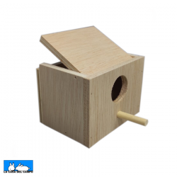 Nido de Madera para Exóticos