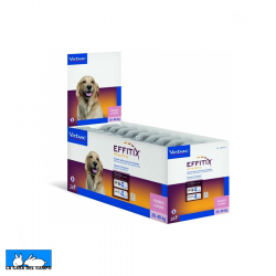 EFFITIX 268mg/2400mg SOLUCION PARA UNCION DORSAL PUNTUAL PARA PERROS GRANDES, Caja con 24 pipetas de 4,40 ml