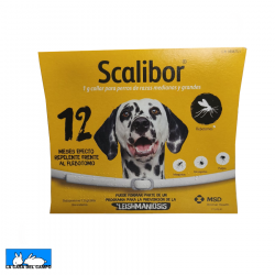 SCALIBOR 1 g COLLAR PARA PERROS DE RAZAS MEDIANAS Y GRANDES