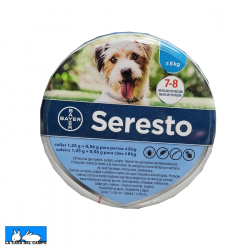 SERESTO 1,25 g + 0,56 g COLLAR MEDICAMENTOSO PARA PERROS  <8 kg