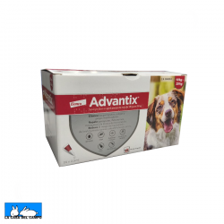 ADVANTIX 250 mg + 1250 mg SOLUCION SPOT-ON PARA PERROS (> 10 kg - 25 kg)