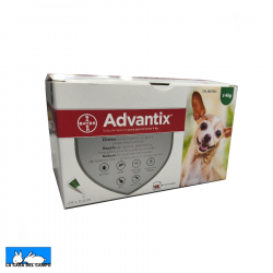 ADVANTIX 40 mg + 200 mg SOLUCION SPOT-ON PARA PERROS ( <4 kg)