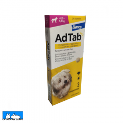 ADTAB 112 mg COMPRIMIDOS MASTICABLES PARA PERROS (>2,5-5,5 kg) 3 COMPRIMIDOS