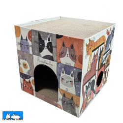 Rascador Escondite Gatos
